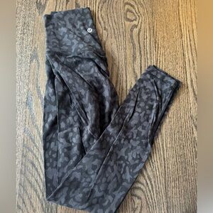 lululemon athletica Black Patterned Leggings